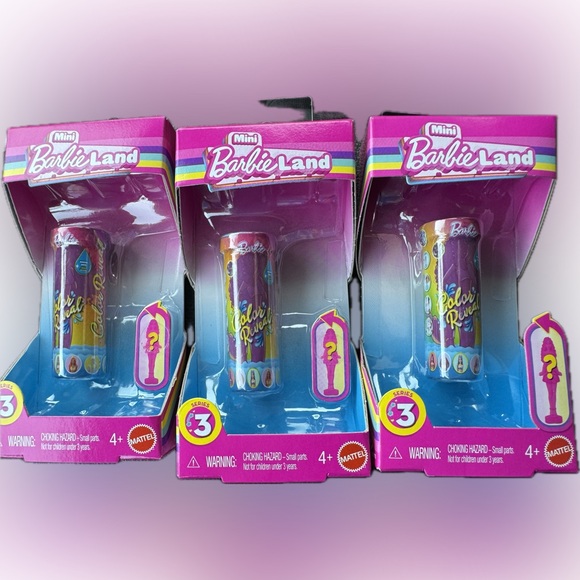 Mattel Barbieland mini surprise Color Reveal Series 3 Set NWT - Picture 2 of 5